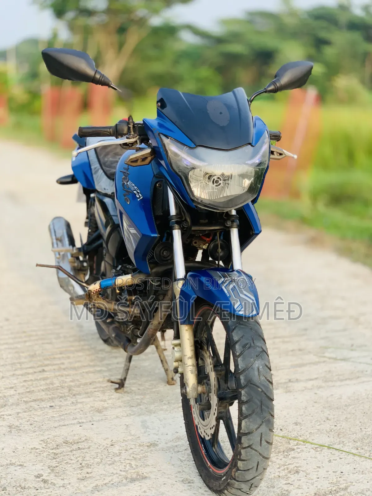 TVS Apache RTR 160 2V 2017 Blue
