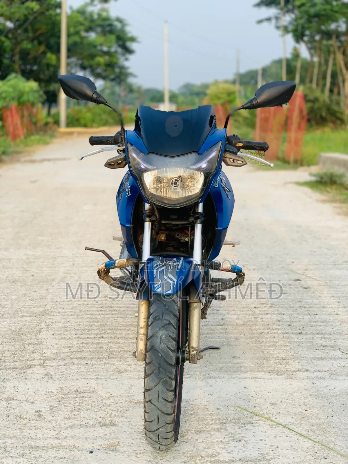 TVS Apache RTR 160 2V 2017 Blue