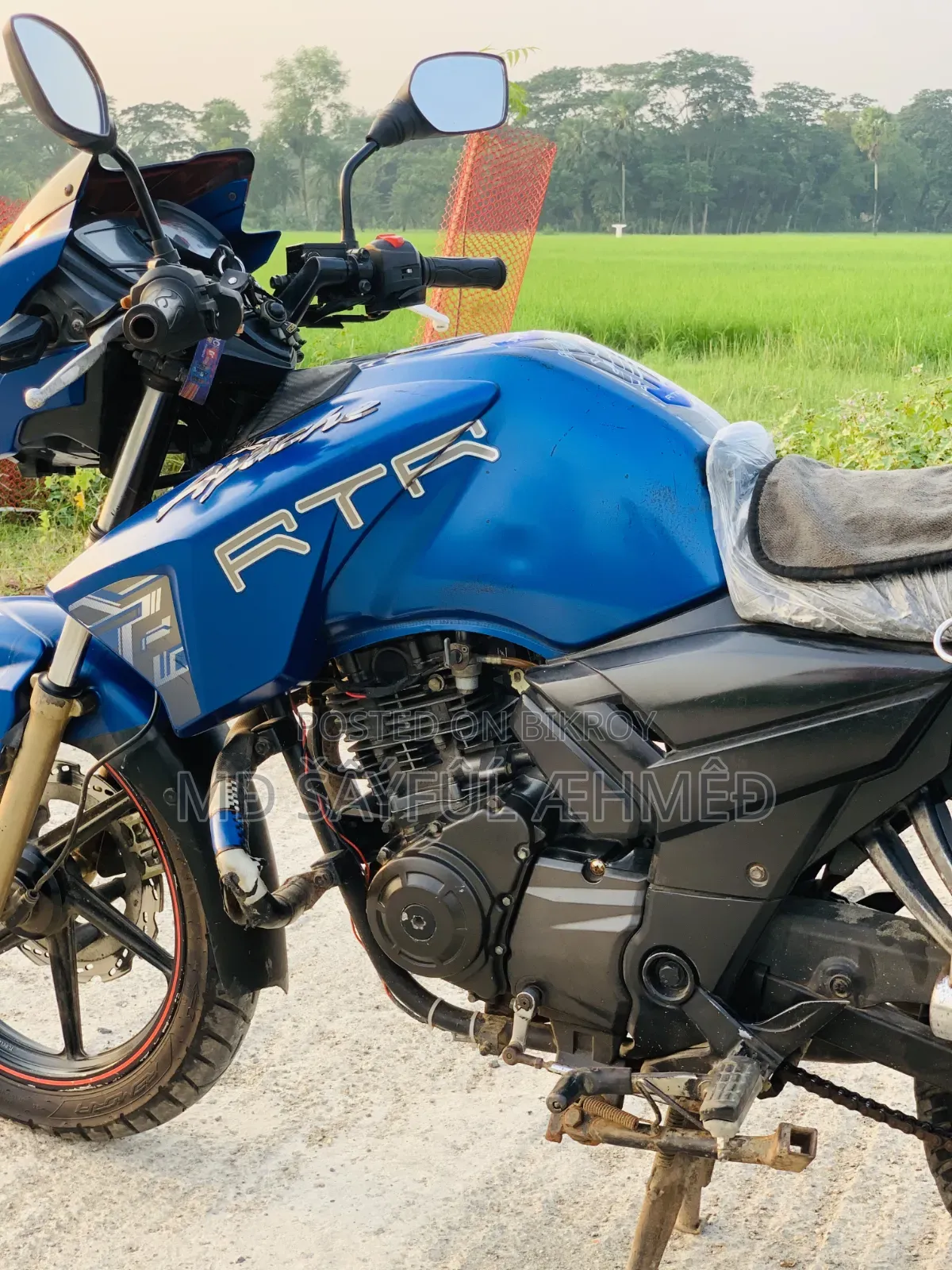 TVS Apache RTR 160 2V 2017 Blue