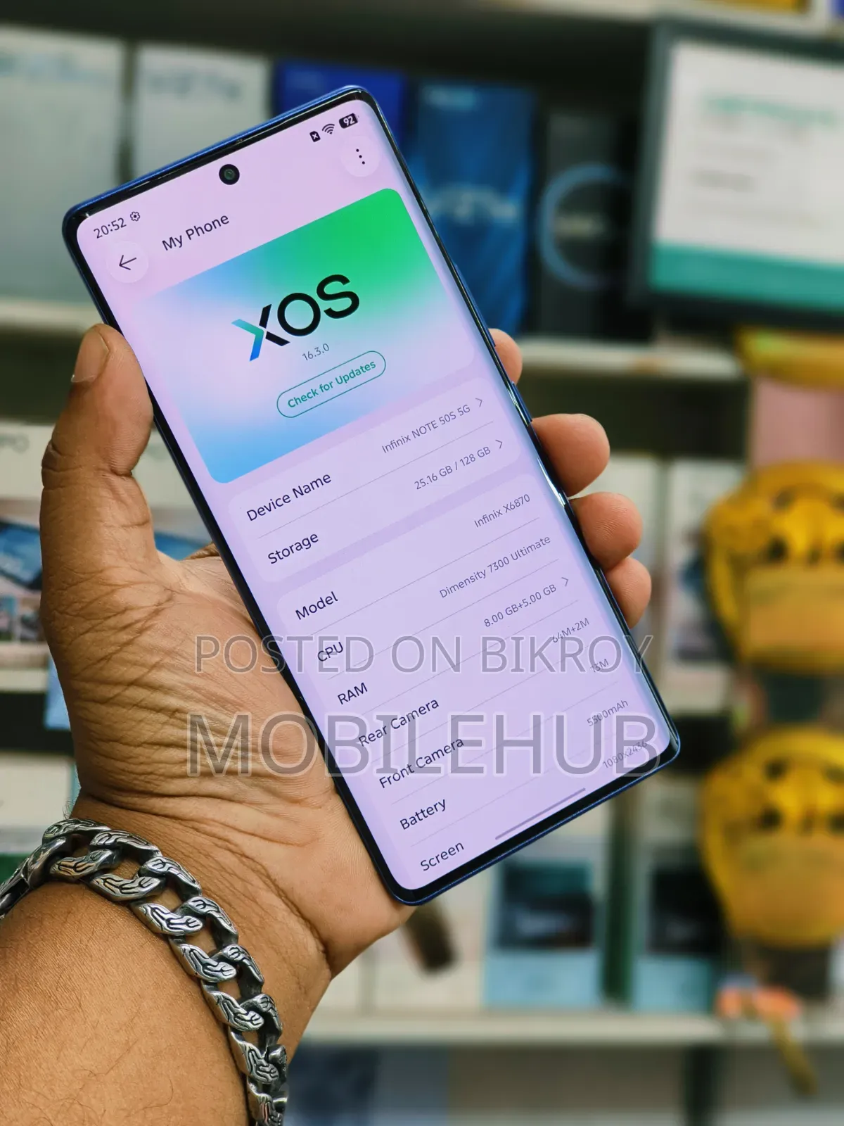 Infinix Note 50s 128 GB Blue