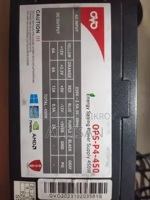ওভো পি৪ ৪৫০ পাওয়ার সাপ্লাই