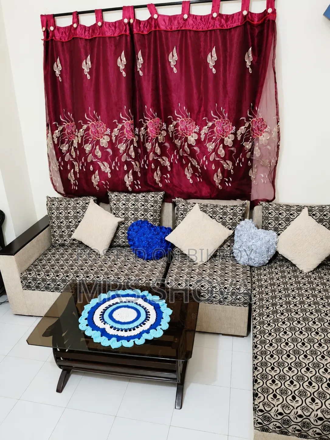 সোফা সেট ও টি-টেবিল