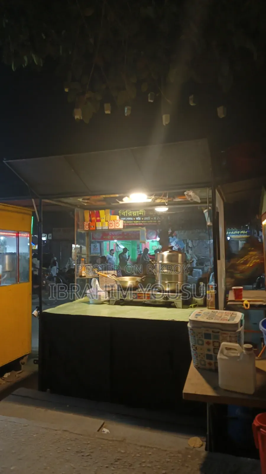 Food Cart With Pizza Oven