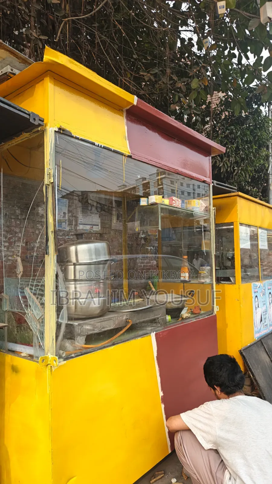 Food Cart With Pizza Oven