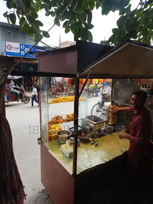 Food Cart With Pizza Oven
