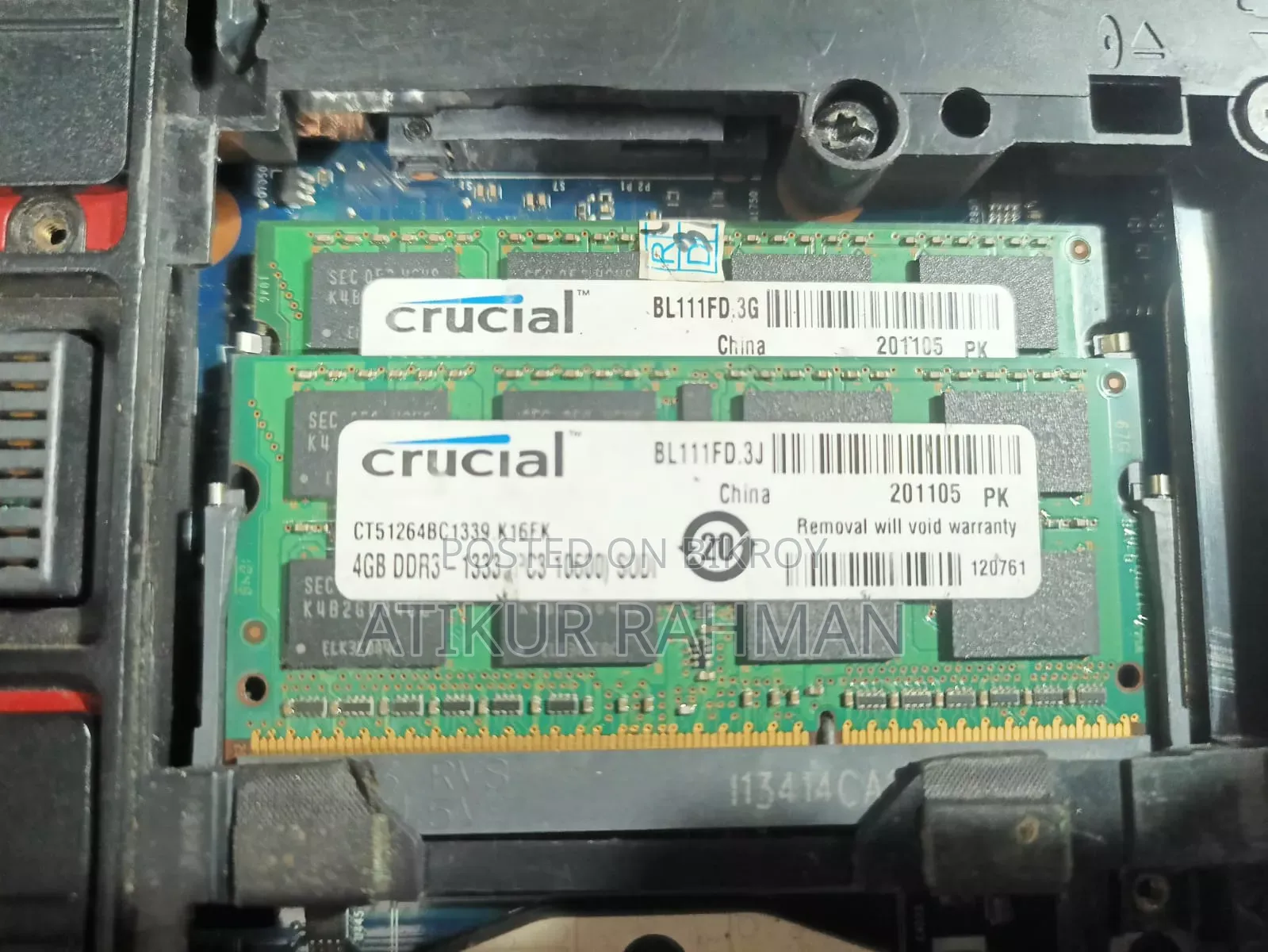 Samsung 4GB Laptop RAM