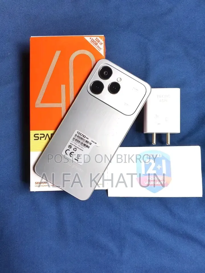 Tecno Spark 40 128 GB Gray