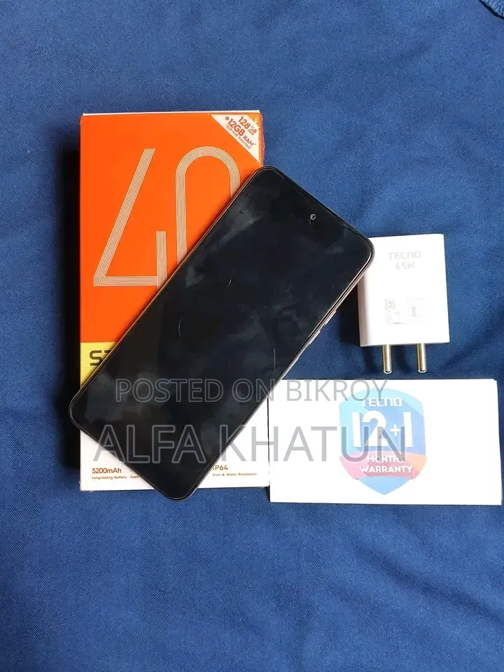 Tecno Spark 40 128 GB Gray