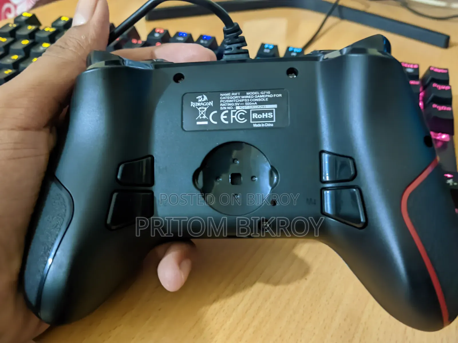 Redragon RIFT F710 Gamepad — Brand New Condition
