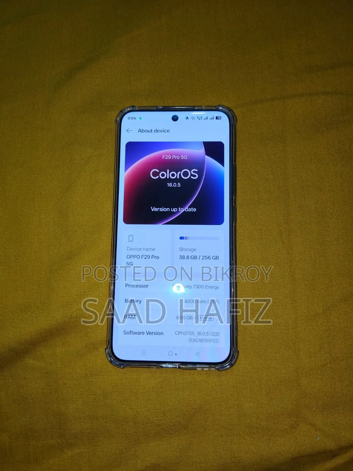 অপ্পো এফ২৯ প্রো ২৫৬ জিবি কালো