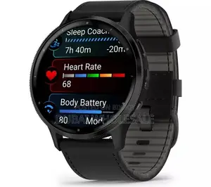 GARMIN VENU 3 BLACK LEATHER + SILICONE BAND (Only Pre - Order)
