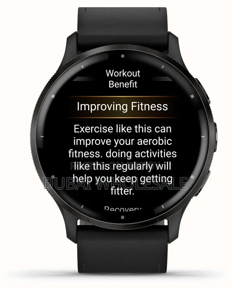GARMIN VENU 3 BLACK LEATHER + SILICONE BAND (Only Pre - Order)