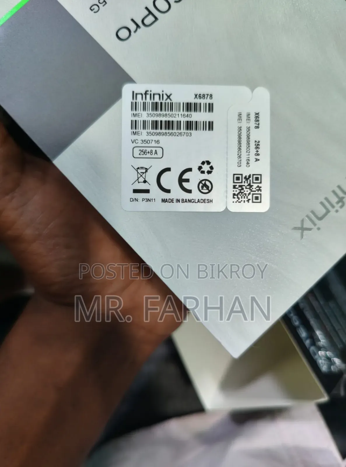Infinix Note 60 Pro 256 GB Gray