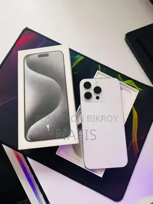 অ্যাপল আইফোন ১৫ প্রো ম্যাক্স ২৫৬ জিবি হোয়াইট