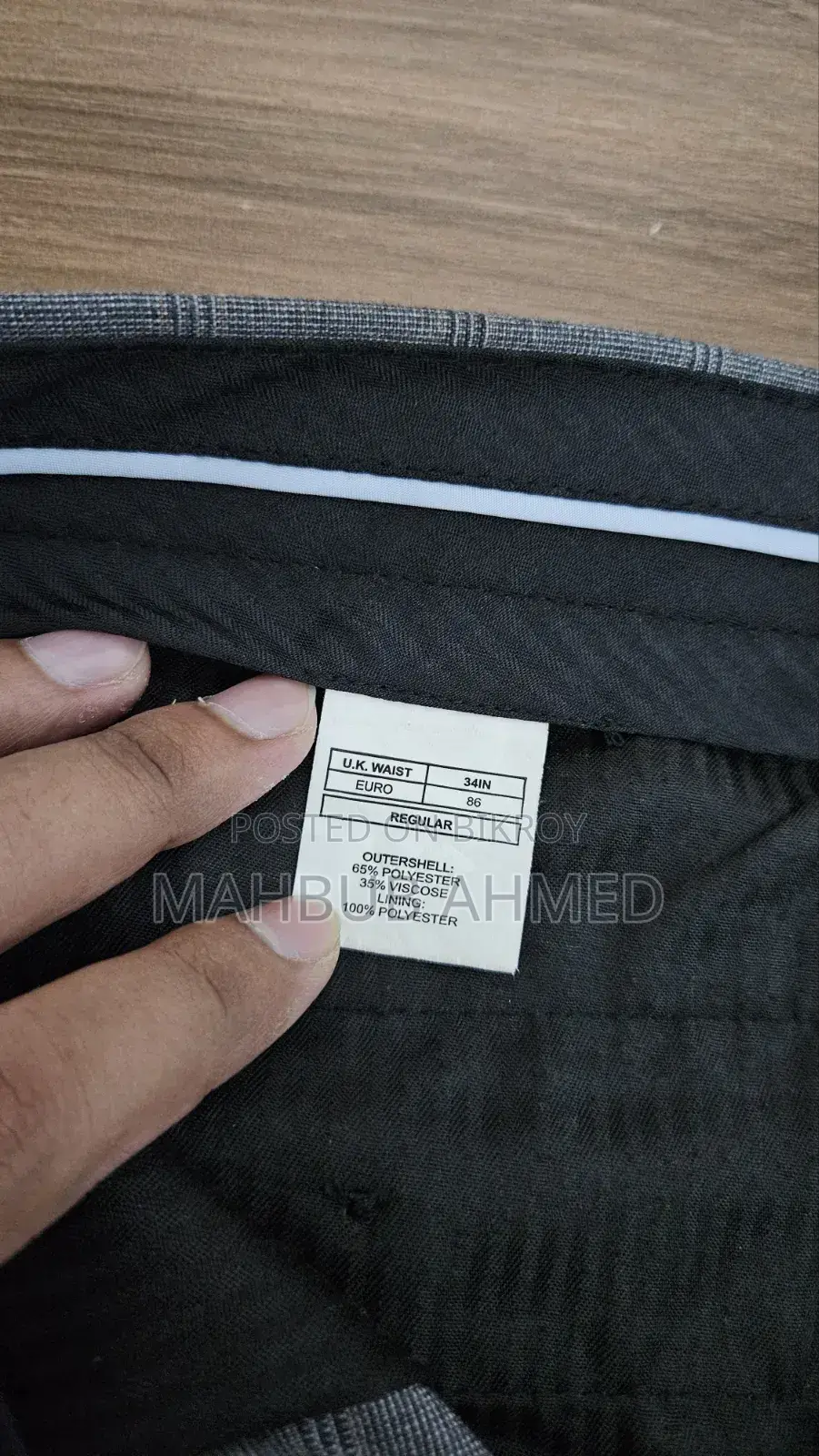 মস লন্ডন ব্র্যান্ডের ফরমাল প্যান্ট