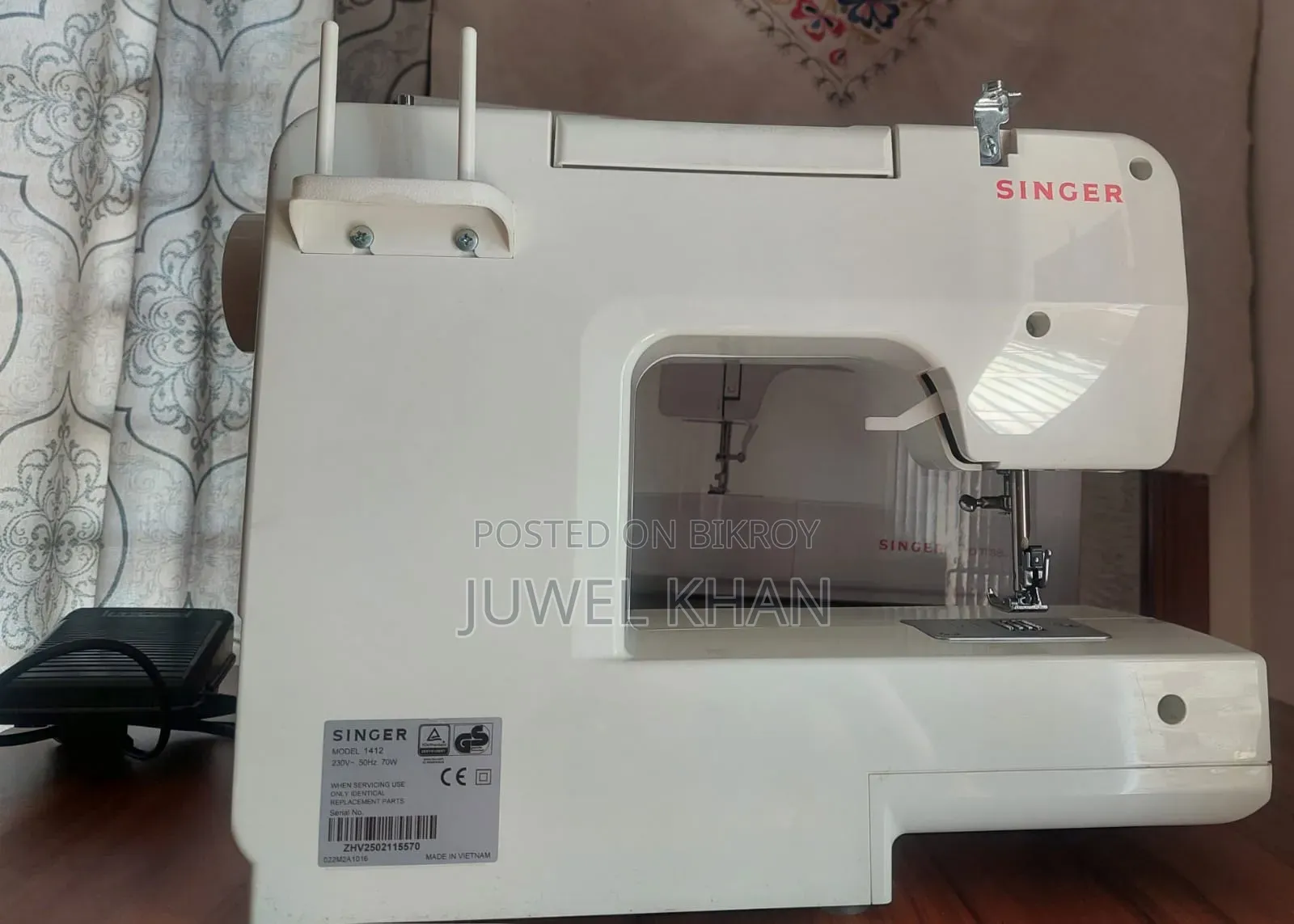 Will sell electric sewing machine