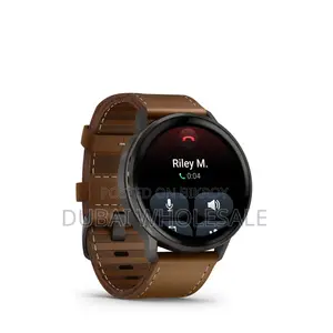 GARMIN VENU 4 45 MM - SLATE WITH BLACK / Brown ( শুধুমাত্র প্রি-অর্ডার )