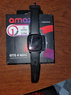 Amazfit GTS 4 Mini Smartwatch (1 Year Used) - Fresh Condition