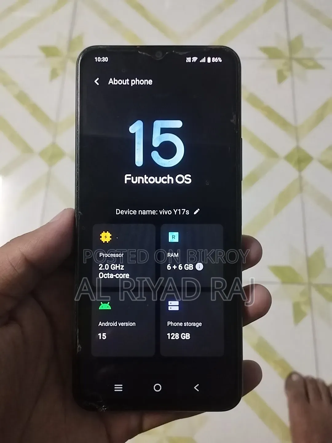 Vivo Y17s 128 GB Blue