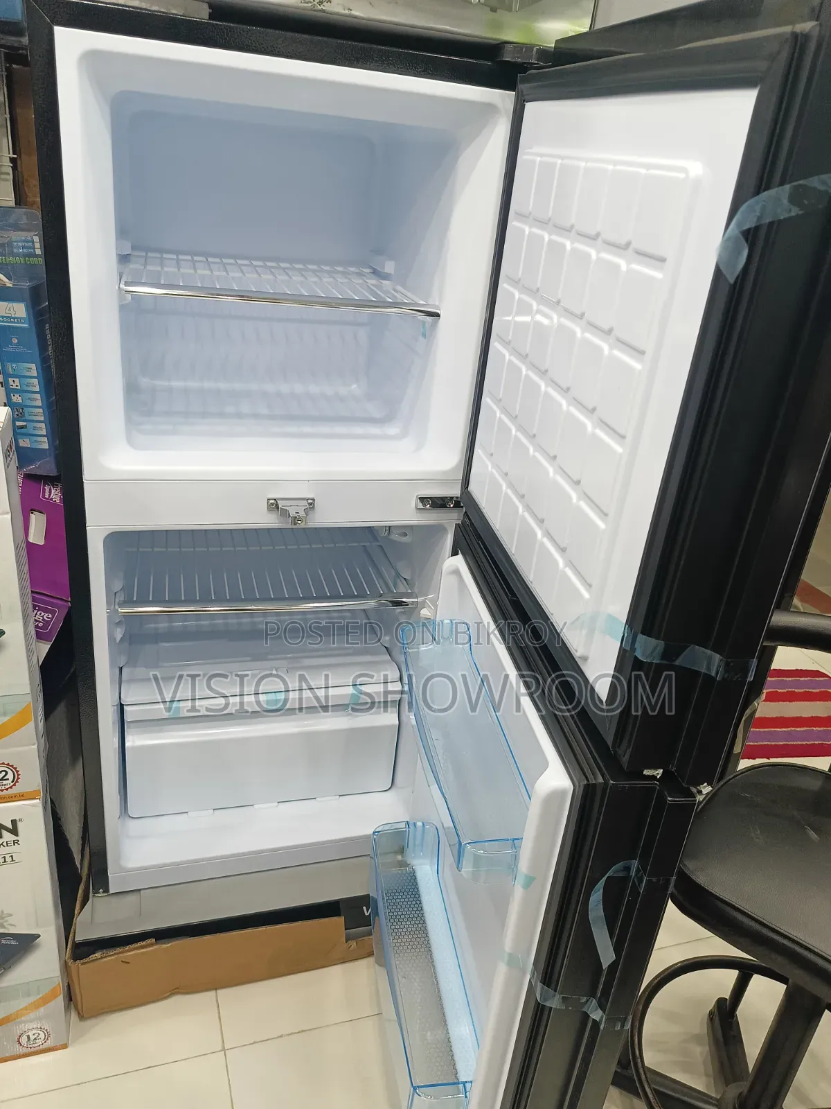 VISION Glass Door Refrigerator RE-150 Liter