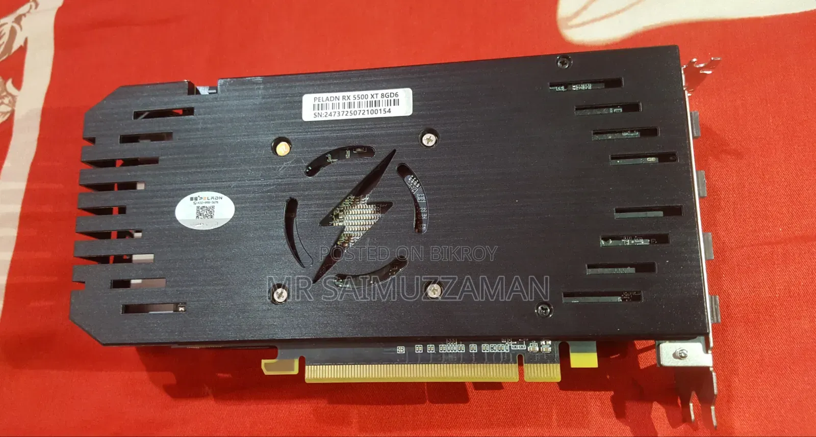 PELADN RX 5500 XT 8GB GDDR6 Dual Fan Gaming Graphics Card | Warranty