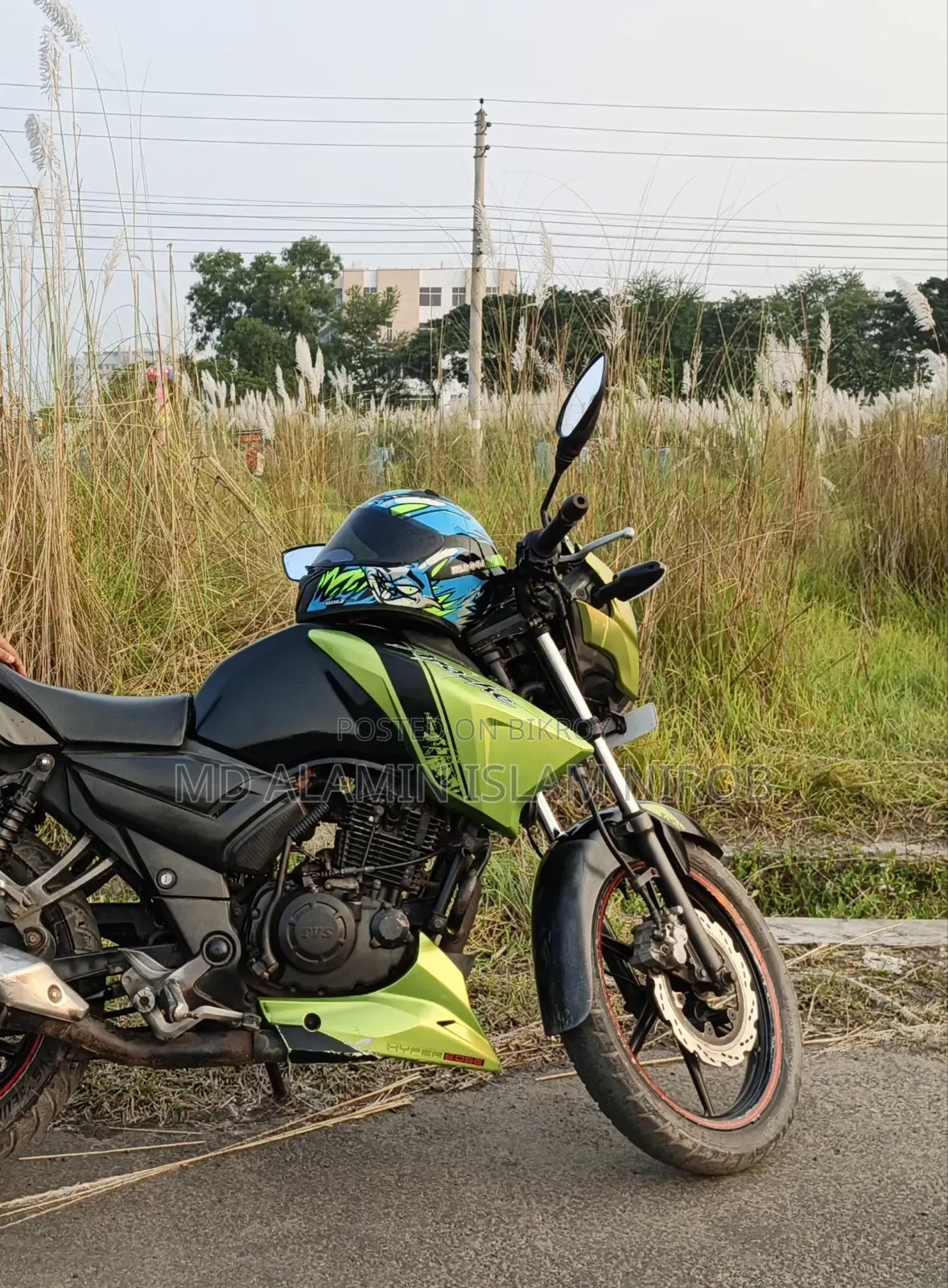 TVS Apache RTR 160 2V 2016 Green