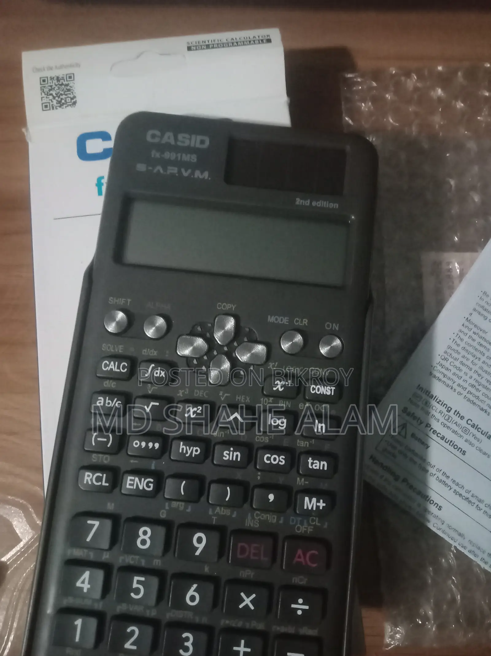 CASID Fx-991es Scientific Calculator