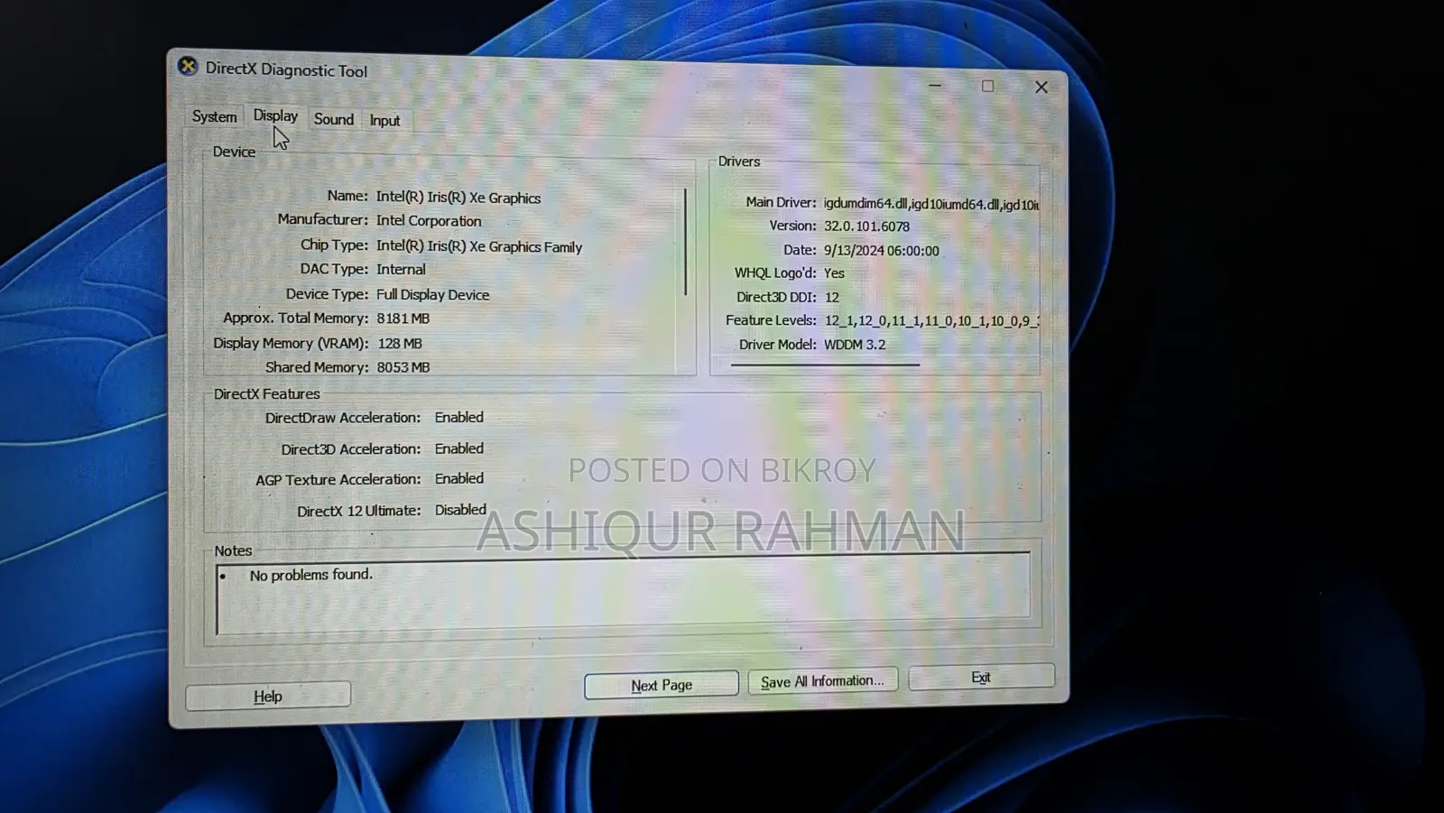 Laptop Dell Inspiron 15 16GB Intel Core i5 SSD 512GB