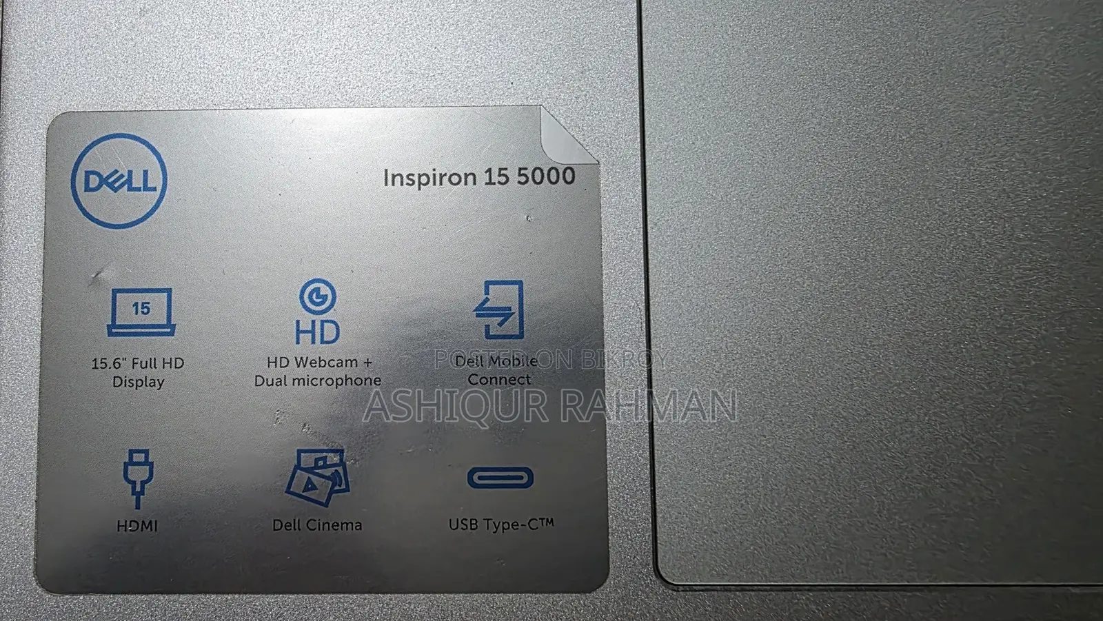 Laptop Dell Inspiron 15 16GB Intel Core i5 SSD 512GB