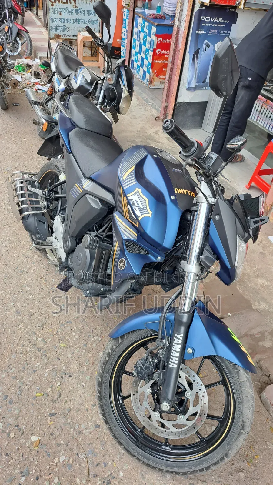 New Yamaha FZS V2 2023 Blue