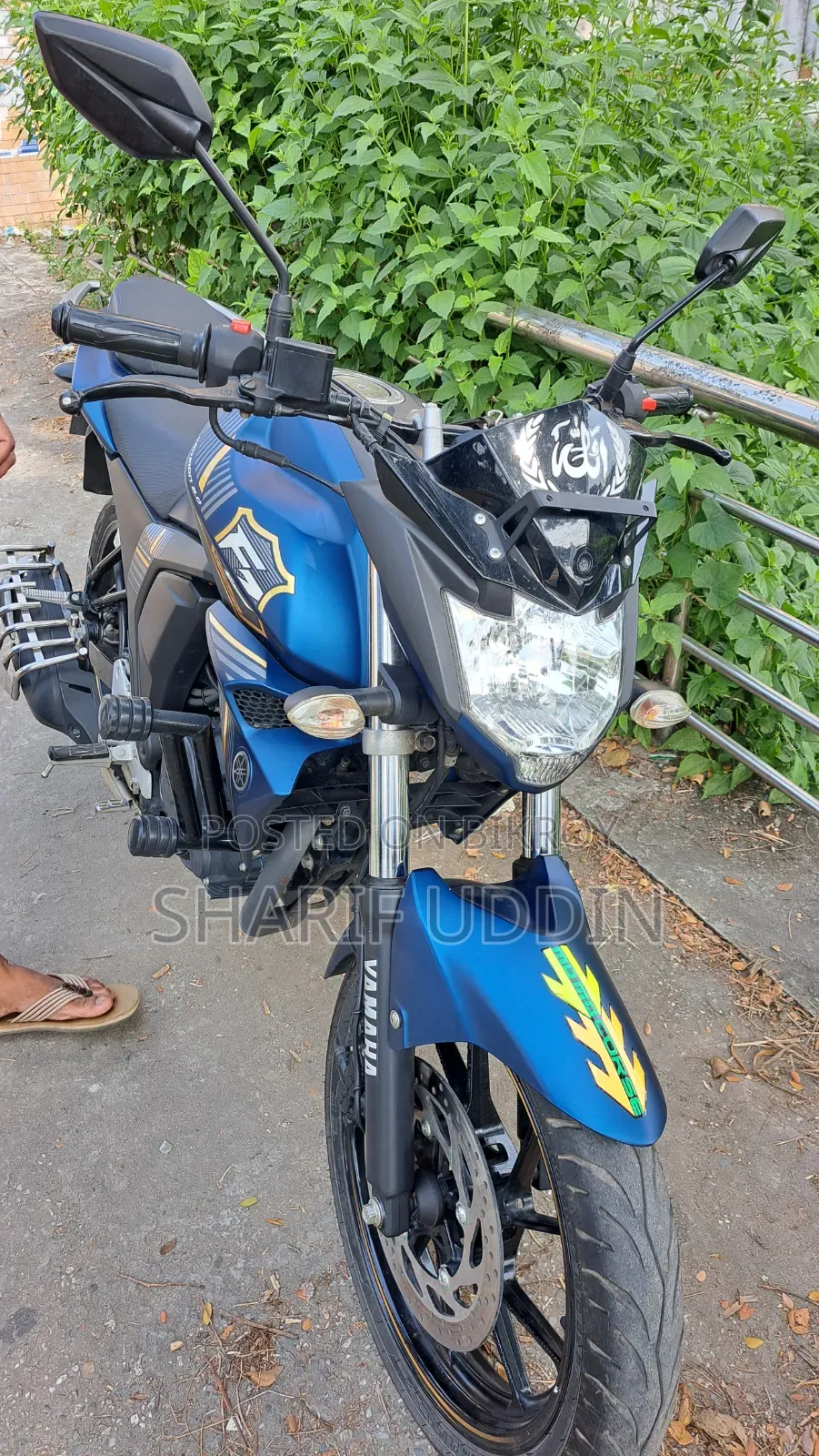 New Yamaha FZS V2 2023 Blue