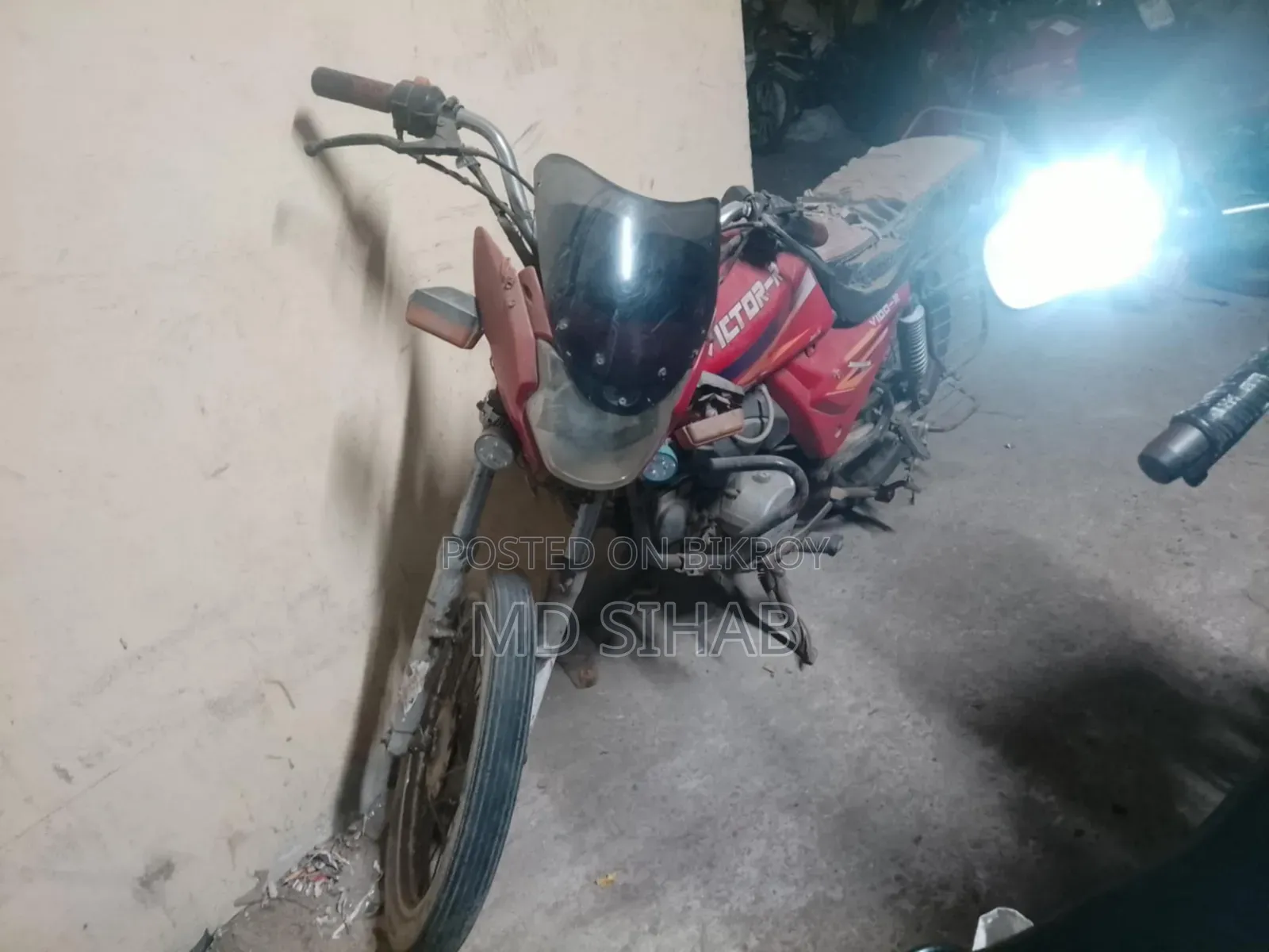 TVS XL 100 2012 Red