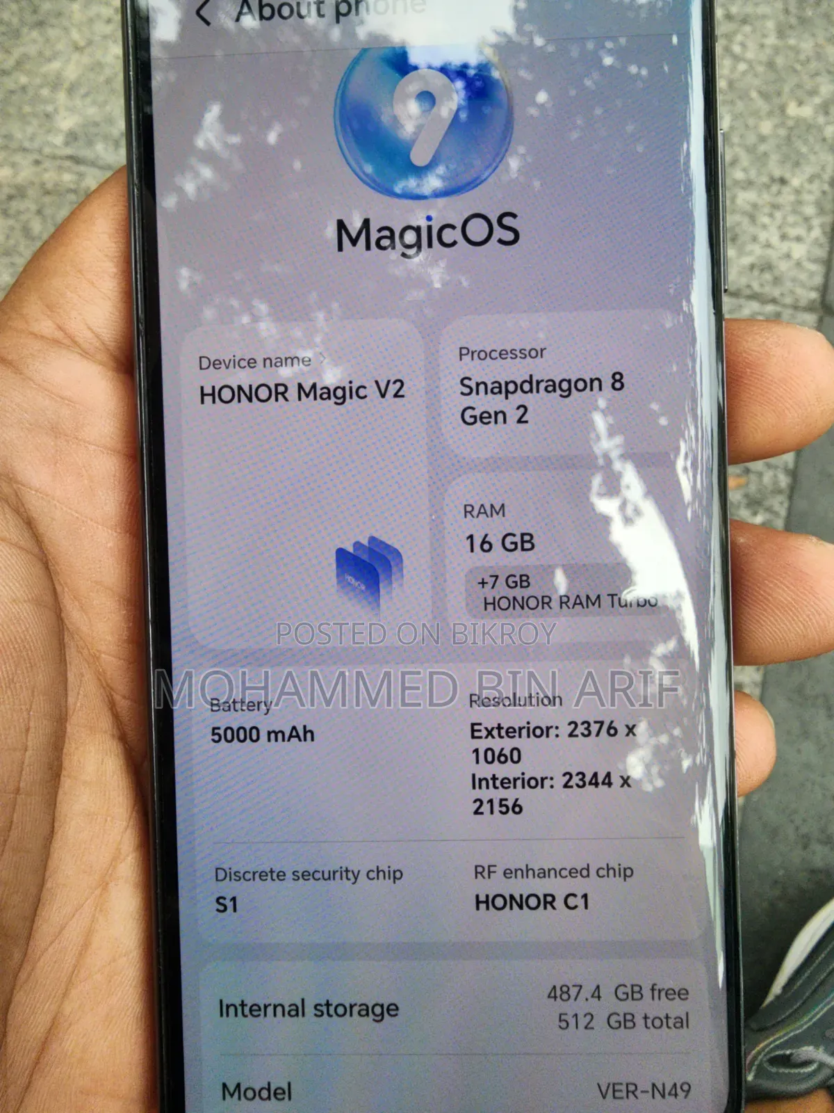 Honor Magic V2 512 GB Black