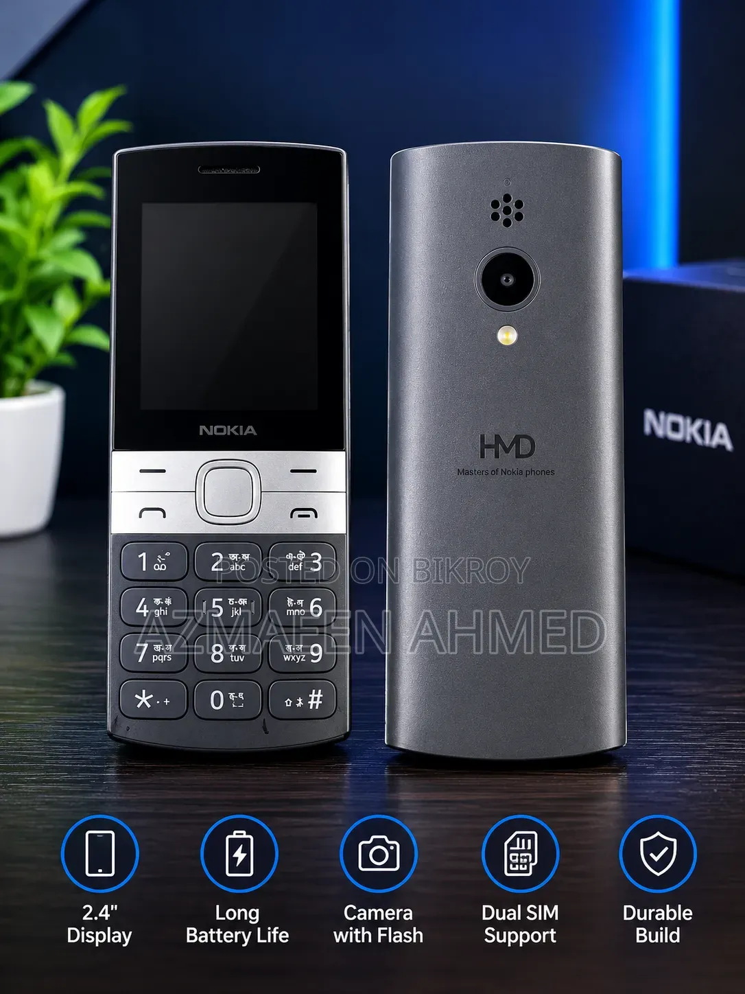 New Nokia 110 4G Black
