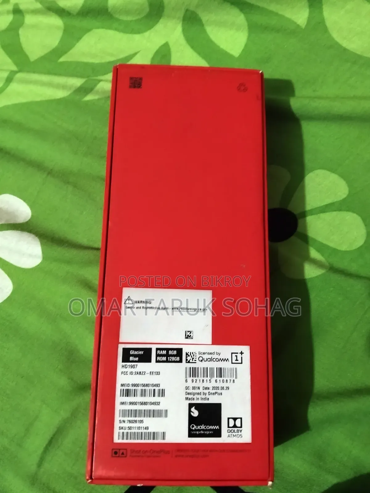 OnePlus 7T 128 GB Blue