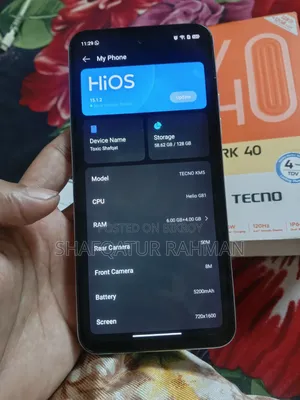 Tecno Spark 40 128 GB White