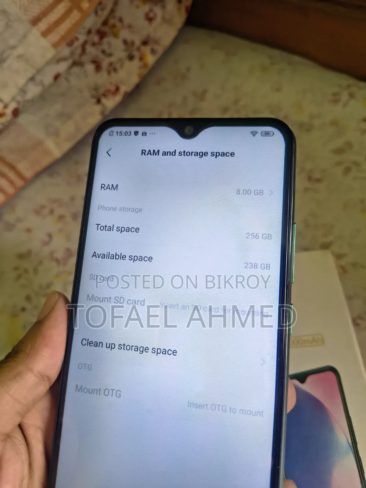 Vivo Y17 256 GB Blue