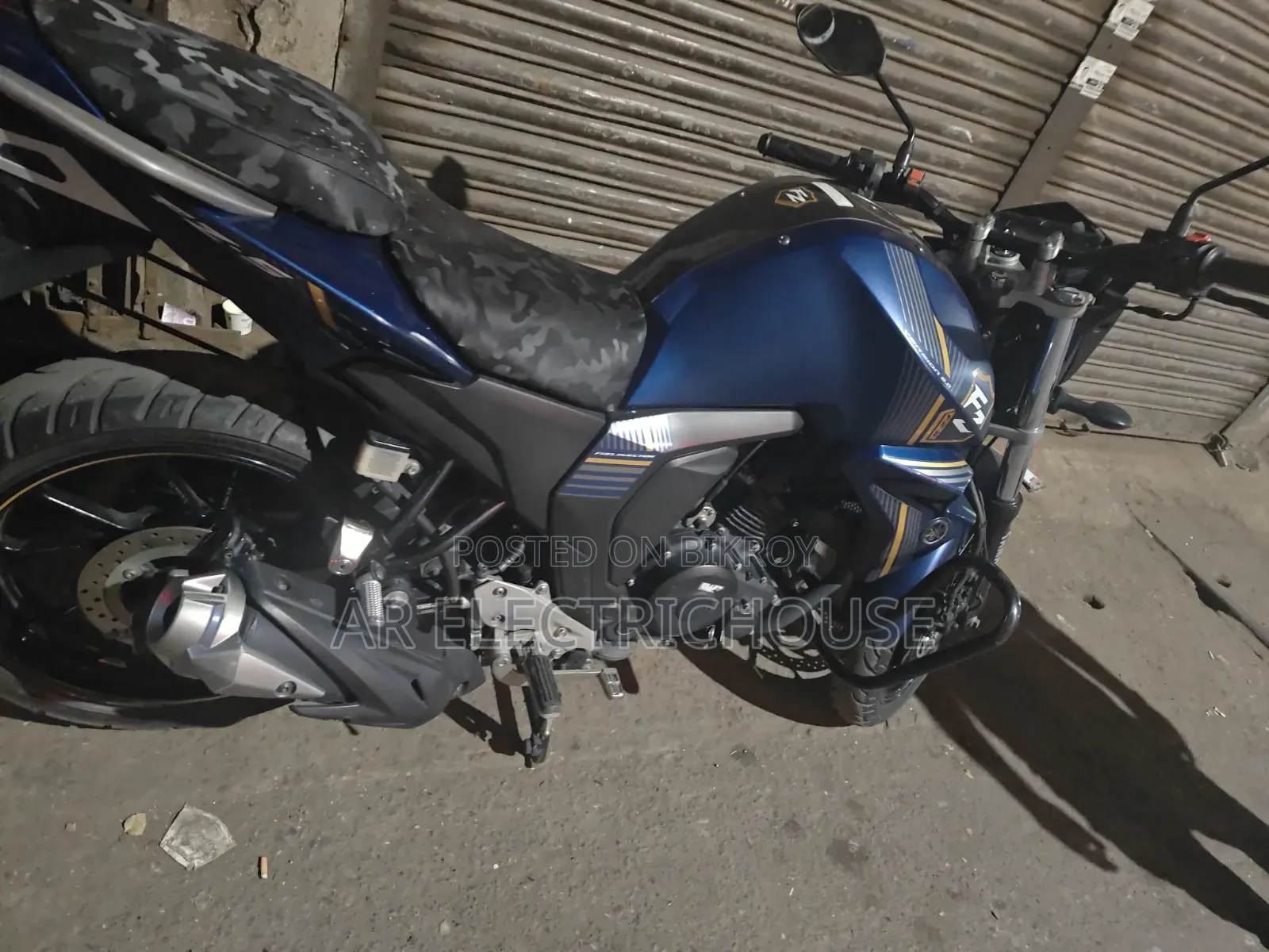 New Yamaha FZS V2 2023 Blue