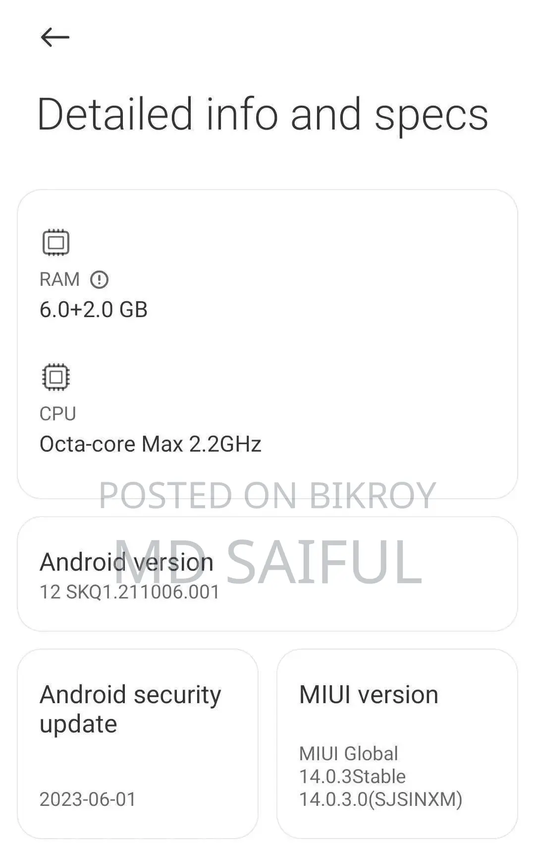 Xiaomi Mi 10i 128 GB