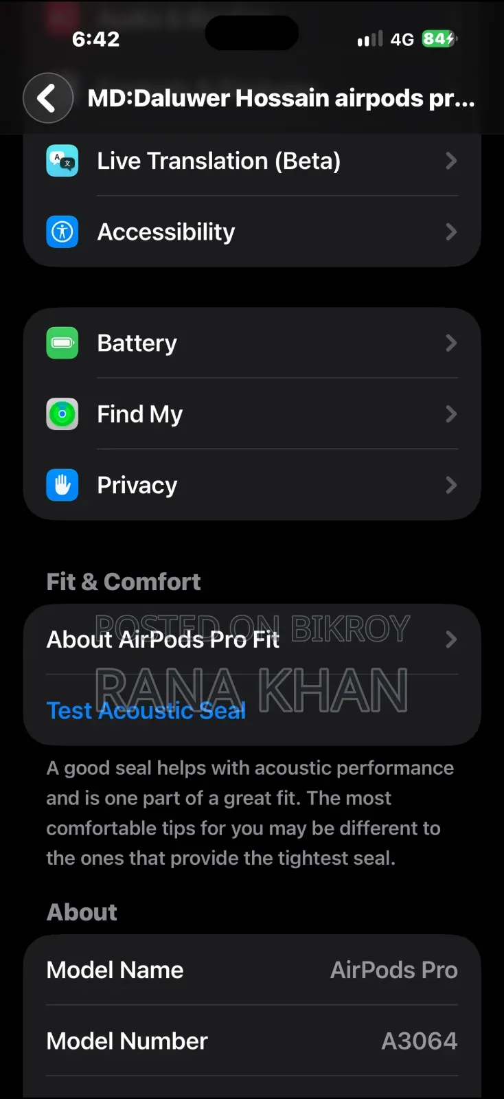 Apple Air Pods Pro 3