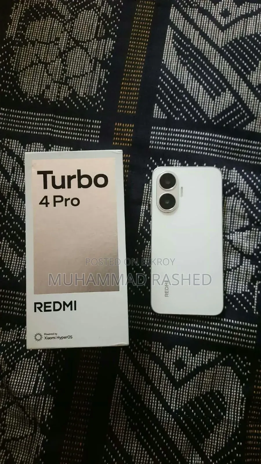 শাওমি রেডমি টার্বো ৪ প্রো ২৫৬ জিবি সাদা