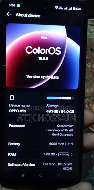 Oppo A5X 128 GB