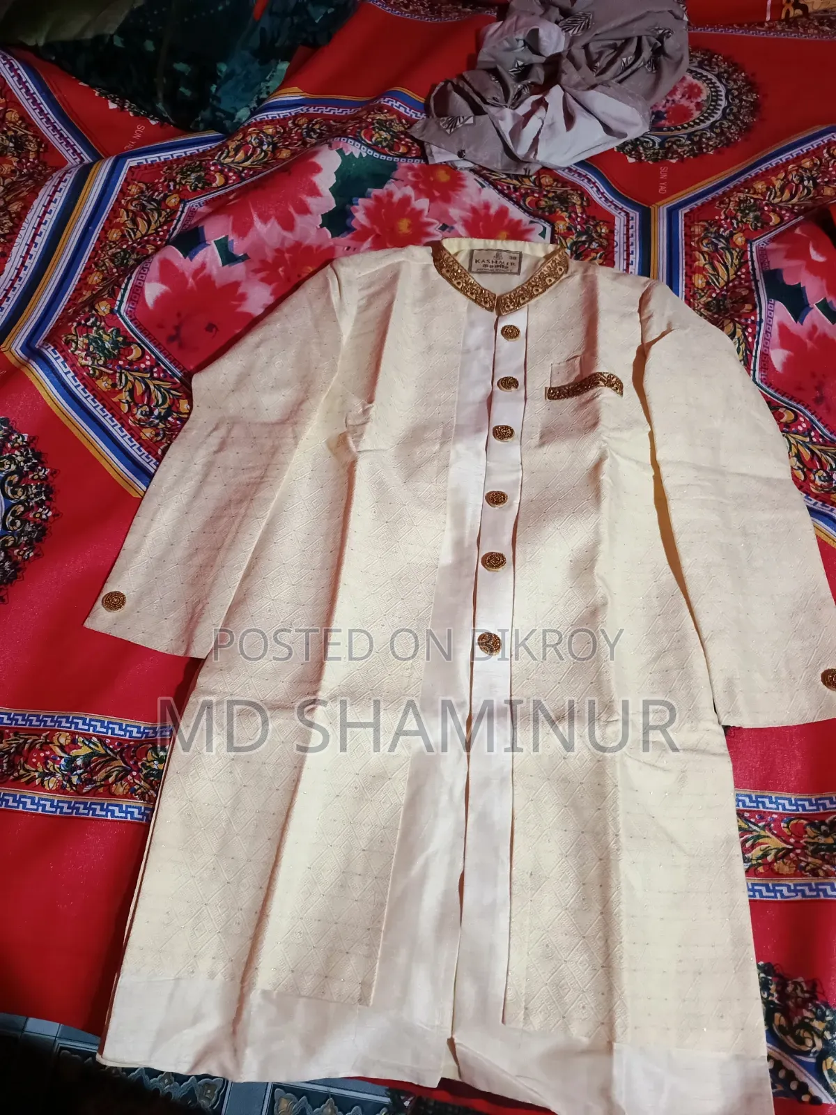 শেরওয়ানি সেট ( একবার ব‍্যবহার করা হয়েছে। )