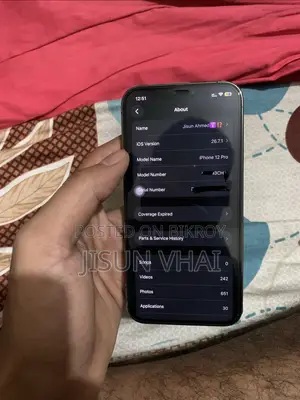 অ্যাপল আইফোন ১২ প্রো ১২৮ জিবি গ্রাফাইট