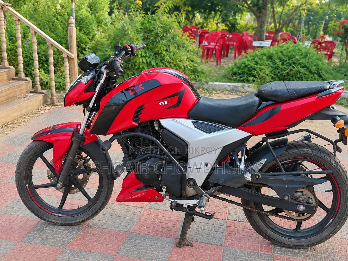 TVS Apache RTR 160 4V 2021 Red