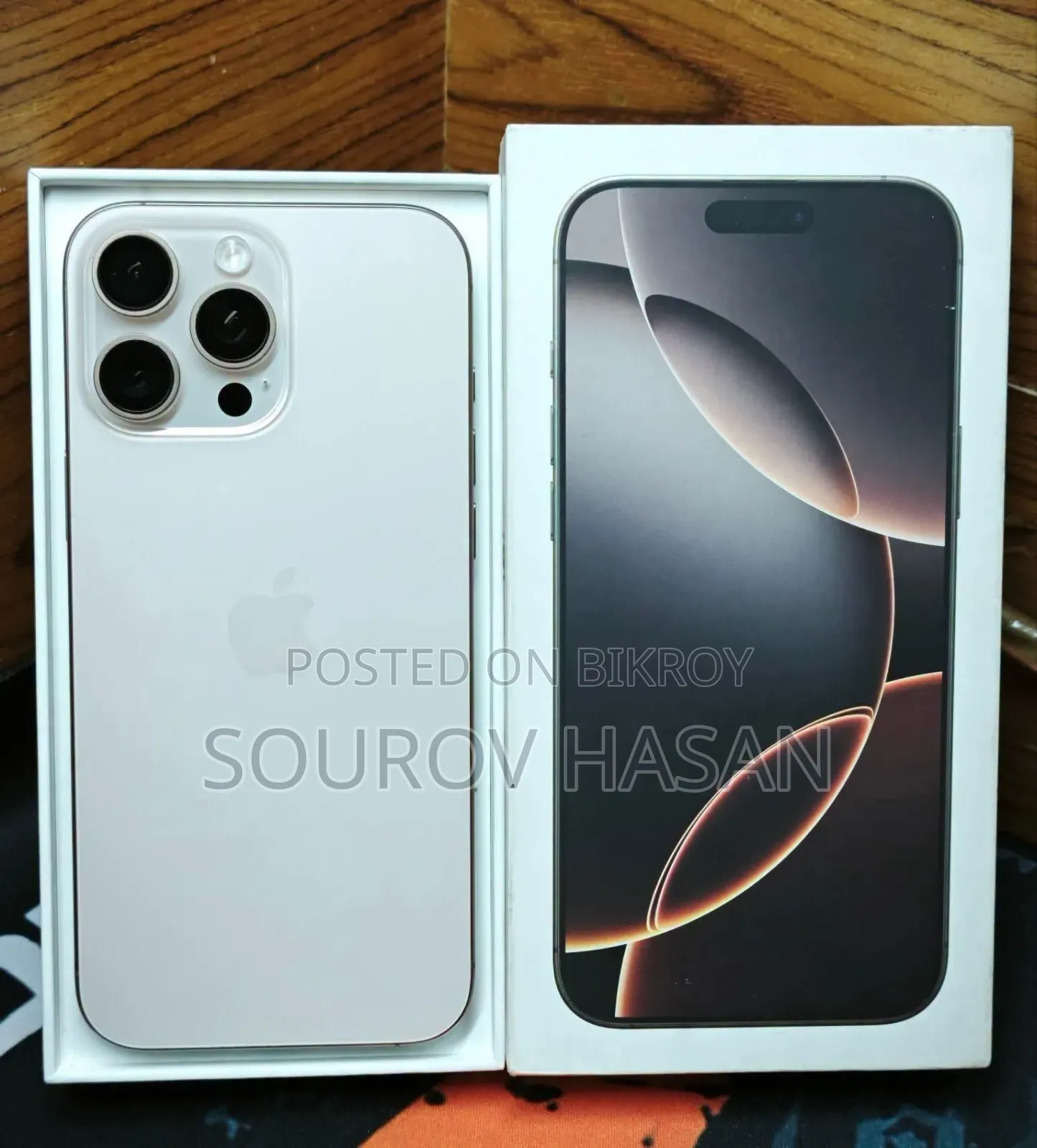 অ্যাপল আইফোন ১৬ প্রো ম্যাক্স ২৫৬ জিবি হোয়াইট