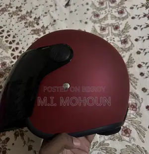 ভিন্টেজ হেলমেট মেরুন কালার