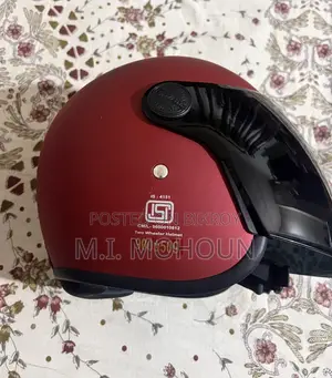ভিন্টেজ হেলমেট মেরুন কালার