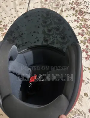 ভিন্টেজ হেলমেট মেরুন কালার