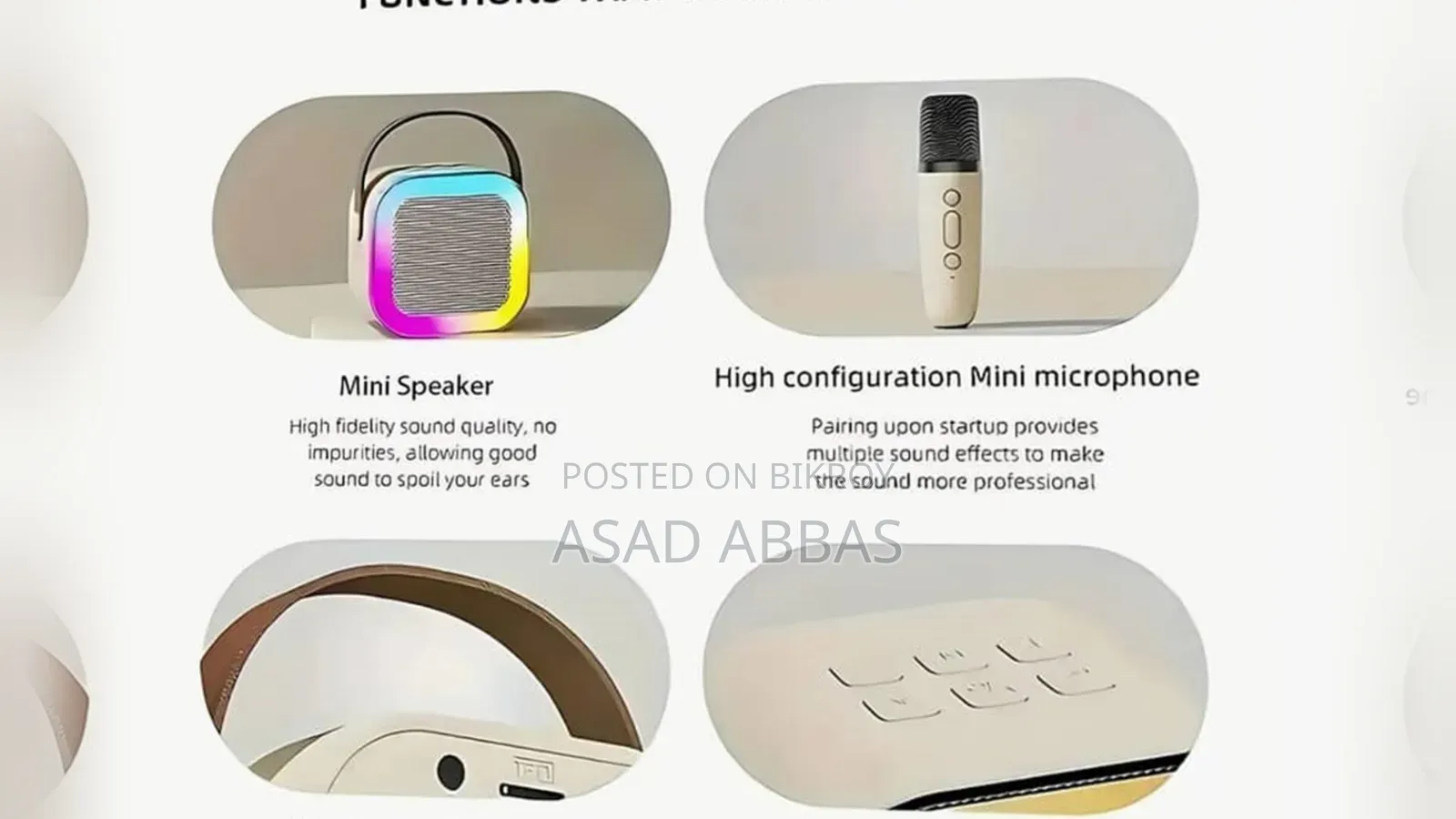 Havit Mini Portable Karaoke Microphone Wireless Speaker